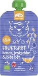 Klämmis Fruktgröt Banan, Jordgubbe & Blåa Bär 6M Eko