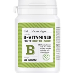 B-Vitaminer Kosttillskott 100st ICA Hjärtat