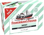 Fisherman's Friend Mint Sockerfri 3X25g