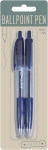 Clickpenna Blå 2-Pack