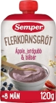 Flerkornsgröt Äpple Jordgubb 8M