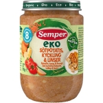 Eko Sötpotatis, Kyckling & Linser 8M 190G 