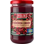 Sylt Rårörda Lingon 400G 