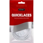 Quicklace Vit Rund Elastisk 1St