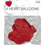 Ballong Hjärta Röd 