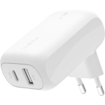 Väggladdare Usb-C+Usb-A Vit