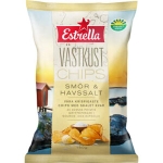 Västkustchips Smör & Havssalt 180G 