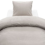 Bäddset Thelma Randig Brun 