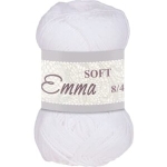 Garn Emma Soft Vit 50G 