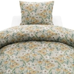 Bäddset Fleur Gul 150X210cm 