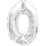Folieballong Nr 0 Silver 35Cm 