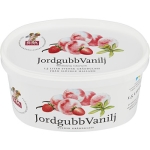 Gräddglass Jordgubb Vanilj