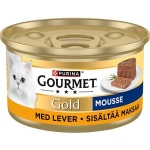 Kattmat Mousse Lever 85G Gold