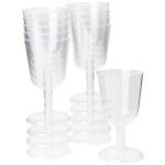 Engångsvinglas Transparent 15cl 12-p ICA Cook & Eat