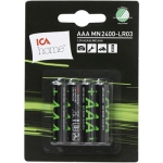 Batteri AAA LR03 4-p ICA Home