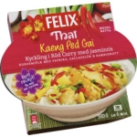 Thai Kyckling I Röd Curry Kaeng Ped Gai
