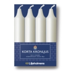 Kronljus Korta Vita 4-Pack