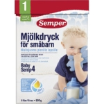 MJÖLKDRYCK FÖR SMÅBARN  BABY SEMP4 1 ÅR