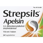 Halstablett Strepsils Apelsin 24-p