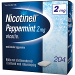 Peppermint Medicinskt Tuggummi 2Mg 204-P