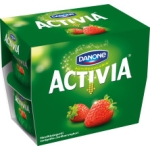Yoghurt Jordgubb Activia 4-Pack