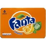 Fanta Funky Orange 6-Pack