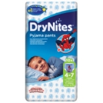 Dry Nites Pyjama Pants Boy 4-7 År 17-30 Kg 10-Pack