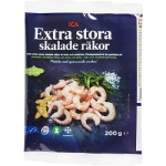 Räkor Extra Stora Skalade Frysta