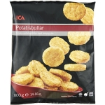 Potatisbullar Fryst