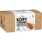 Middagslådan Korvstroganoff Med Ris 4 Port