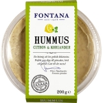 Hummus Koriander & Citron 200G Fontana