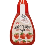 Jordgubbssylt Mindre Socker Klämflaska  
