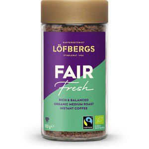 Snabbkaffe Fair Fresh Ekologisk 100g Fairtrade Löfbergs product image