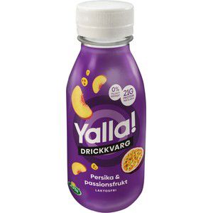 Drickkvarg Yalla! Persika & passionsfrukt laktosfri 350ml Arla product image