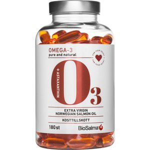Omega 3 Pure & Natural 180-p BioSalma fresh product image