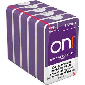On! Licorice 6mg Stock product image