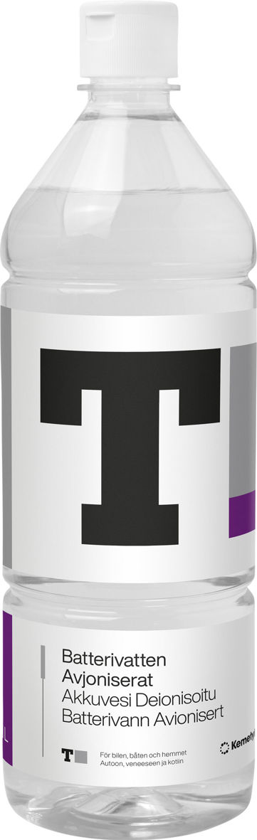 Batterivatten T-Vatten 1l Kemetyl product image