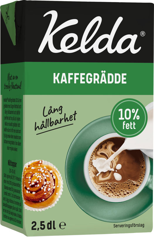 Kaffegrädde 10% 2,5dl Kelda product image