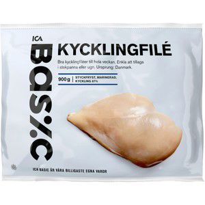 Kycklingbröstfilé 900g ICA Basic product image