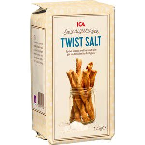 Smördegsstänger Twist salt 125g ICA product image