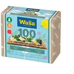 Knäckebröd 100 Frön & havssalt 245g Wasa product image