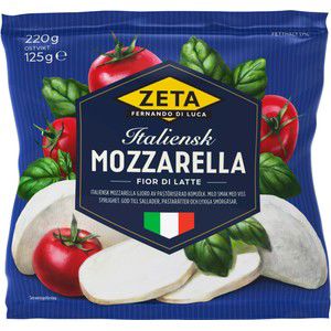 Mozzarella Italiensk 125g Zeta product image