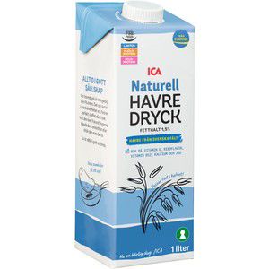 Havredryck Naturell 1,5% 1l ICA product image
