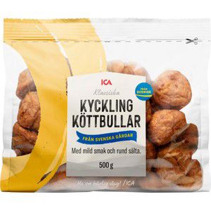 Kycklingköttbullar 500g ICA product image