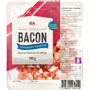 Bacon Tärnat 140g ICA product image