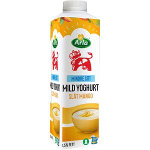 Mild Yoghurt Mango Mindre socker 1,5% 1kg Arla Ko  product image