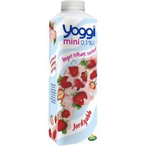 Lättyoghurt Jordgubb 0,1% 1kg Yoggi product image