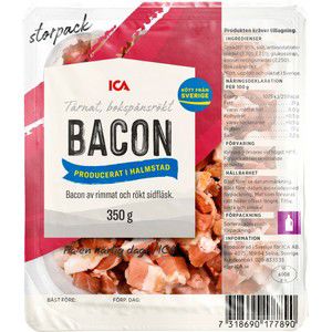 Bacon Tärnat 350g ICA product image