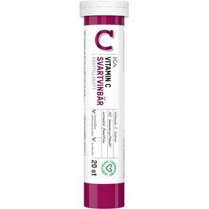 Brustablett C-vitamin Svartvinbär 20-p ICA Hjärtat  product image
