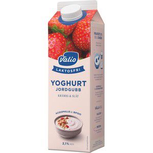 Yoghurt Jordgubb 1kg Laktosfri Valio Eila product image